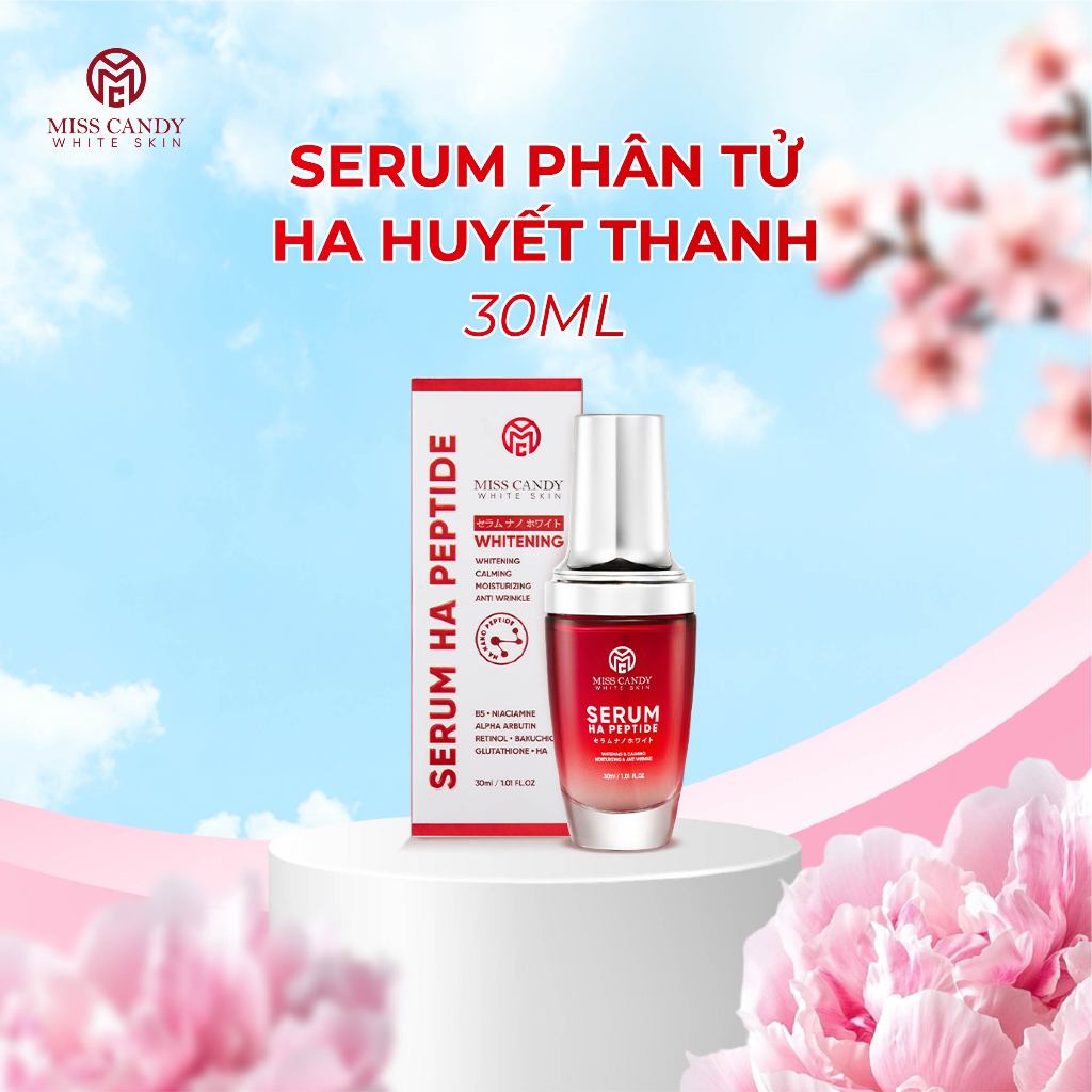 [MISS CANDY] Serum Phân Tử HA Huyết Thanh Miss Candy White Skin - 30ml