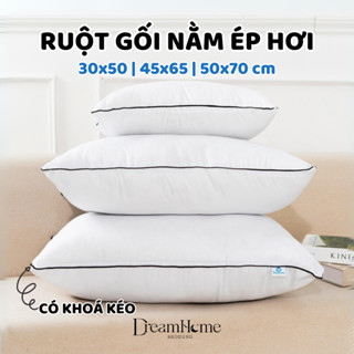 Ruột Gối Nằm 50x70 45x65 30x50 Trẻ Em Ép Hơi (1 Cái) Dreamhomebedding Gối Ngủ Phom Mềm Thấp Khóa kéo