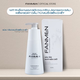 Sữa Tắm Nam Fanmen Sữa Tắm Cho Nam Tinh Chất Muối Biển Tự Nhiên Giúp Làm Sạch Sâu, Hỗ Trợ Ngăn Ngừa, Giảm Mụn Cơ Thể