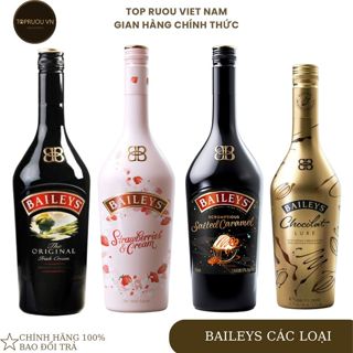 [Top Rượu VN] Rượu Sữa Baileys Original - Strawberries - Salted Caramel - Chocolate [Chính Hãng]