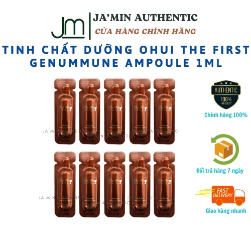 Tinh chất dưỡng OHUI THE FIRST Geniture Grnummune Vitamin Complex 8.0% Ampoule - Sample 1ml