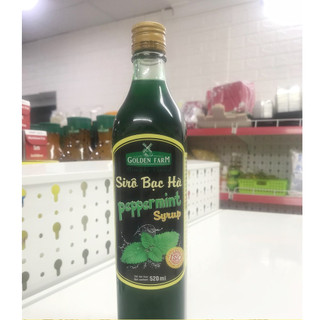 Siro Bạc Hà Golden Farm chai 520ml
