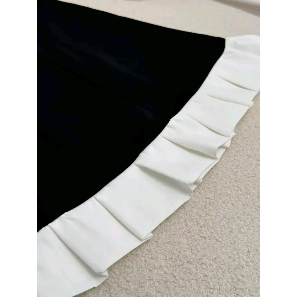 Set váy nữ , Váy polo cổ bể nữ siêu xinh cá tính, lịch sự sang trọng, mặc đi dự tiệc phối váy xếp ly BUN222 | BigBuy360 - bigbuy360.vn