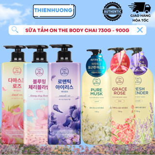Sữa tắm nước hoa On The Body chai 730G-900g Hàn Quốc