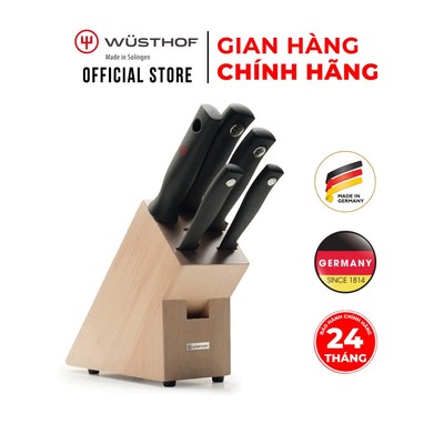 [TRẢ GÓP 0%] Bộ dao bếp Wusthof Silverpoint 5 món. Hàng chính hãng 100% sản xuất tại Đức.