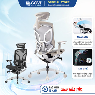 [Giá ưu đãi] Ghế công thái học GTchair Dvary Butterfly Lưới Wintex, Khung lưng hợp kim nhôm - Govi SB01