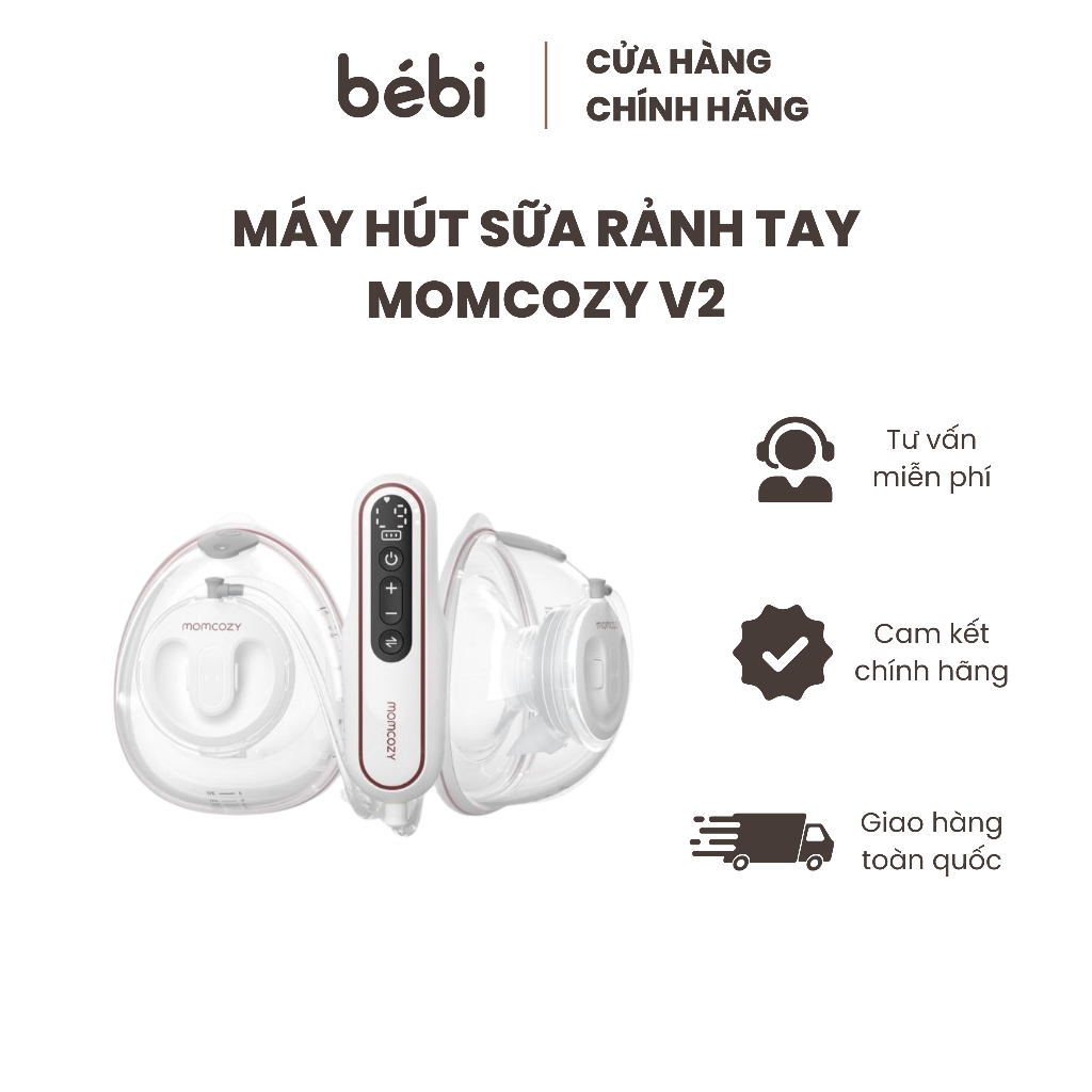 CHÍNH HÃNG I Máy hút sữa rảnh tay Momcozy V2
