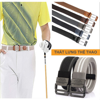 Thắt lưng nam co giãn chơi golf và các bộ hoạt động ngoài trời chất liệu dây dù co giãn thoải mái Quà tặng cao cấp