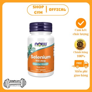 Viên uống Now Selenium - Bổ sung vi kháng chất hỗ trợ sức khỏe tổng thể
