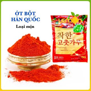 [100g-500g] Ớt bột Hàn Quốc loại mịn - Bột ớt Nongwoo làm kim chi, mì cay, nấu lẩu