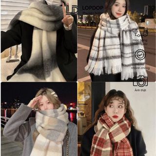 Khăng Choàng Cổ Bản Rộng - Khăn Dạ Len Quàng Cổ Mùa Đông K15 LOPDOP