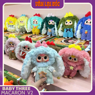 (Hàng Sẵn) Blindbox Baby Three Macaron V2 đáng yêu, Hộp mù Bé Ba Tuổi Thỏ Bunny _ Vân Lại Bóc