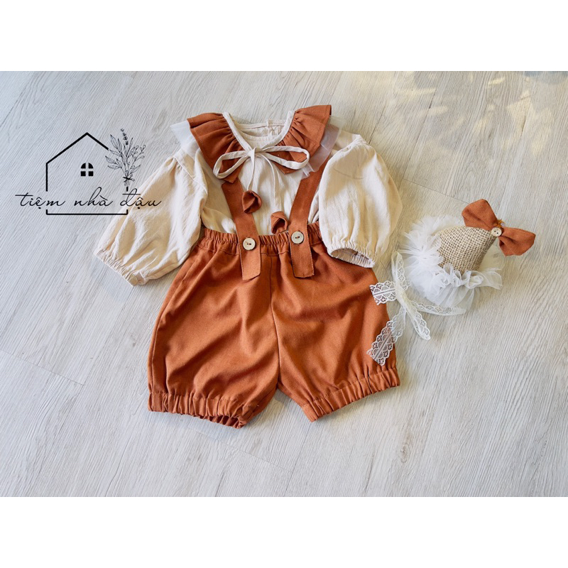 Set bé gái siêu cưng kèm mũ SN