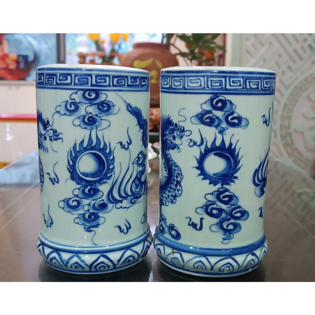 Ống hương gốm Bát Tràng