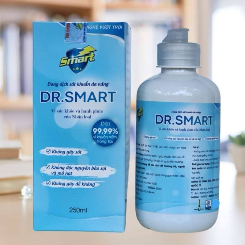 Dung dịch sát khuẩn đa năng DR.SMART 250ml