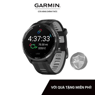  Đồng Hồ Thông Minh Garmin Forerunner 965 GPS  Black White  - Hàng Chính Hãng 