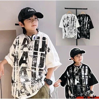  Áo Thun Cho Bé Trai Bé Gái Đi Học Size Đại 35kg - 40kg - Áo Phông Trẻ Em Chất Cotton Mềm Mát - Khô Thoáng  - Áo Chứ A 