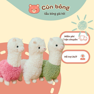 Gấu Bông Lạc Đà Alpaca Dễ Thương Cao Cấp Mềm Mịn Nhiều Size - Cún Bông CC01
