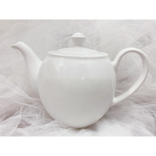  Bình trà Sứ 0.5L  0.8L 1.1L  Camellia trắng trơn Minh Long- Gốm Sứ Minh Long 