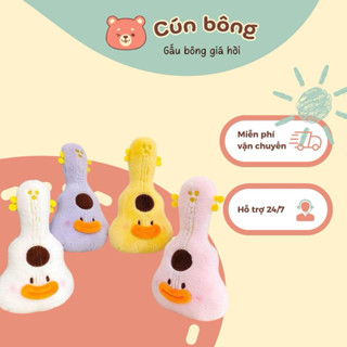 Gấu Bông Đàn Ghi-ta Nhiều Màu Sắc Cao Cấp Mềm Mịn 25cm - Cún Bông Giá Hời Qc319