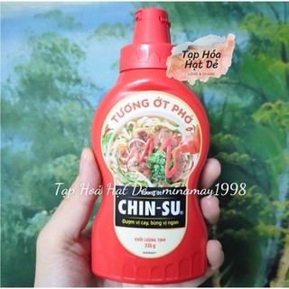(Mẫu mới, Date 2025) TƯƠNG ỚT PHỞ, BÚN, MIẾN CHINSU chai 235g