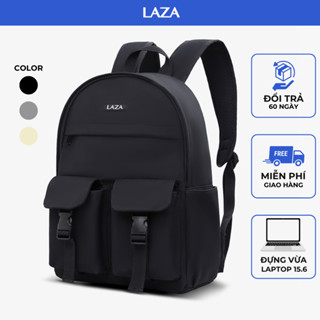 Balo nam nữ LAZA Burll Backpack 630 - Chất liệu vải trượt nước vừa laptop 15.6inch
