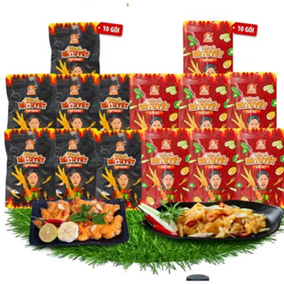 combo 20 chân gà rút xương bà tuyết tê cay , sả tắc , chua cay ( date mới)