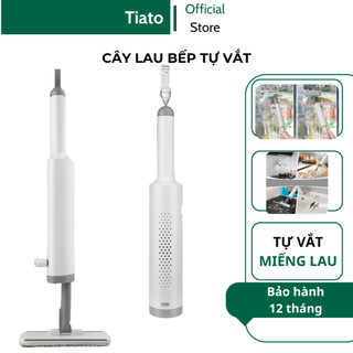  Cây lau nhà tự vắt mini cây lau bàn bếp thông minh cây lau nhà đa năng đầu xoay 180 độ TIATO STORE 