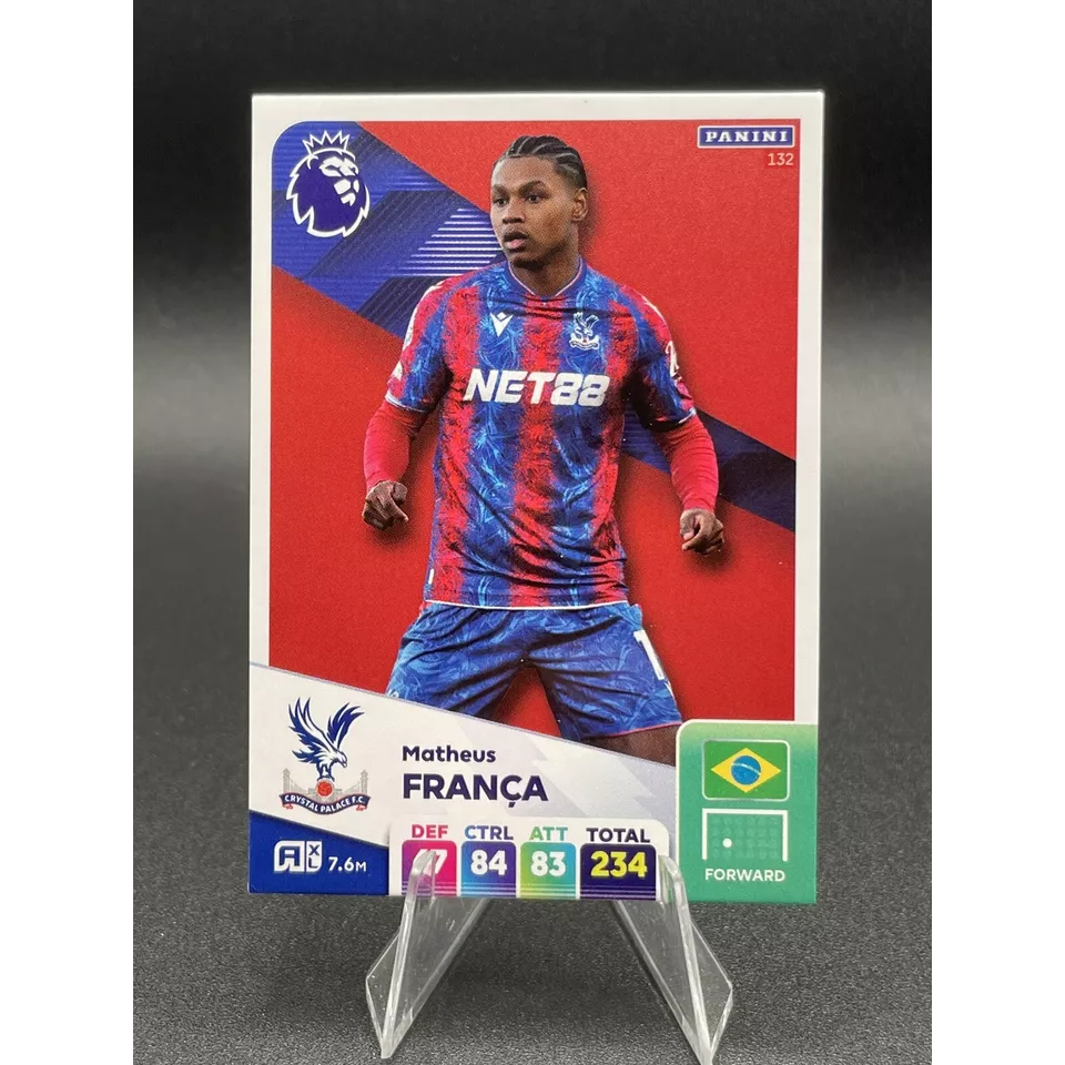 Thẻ Matheus Franca Adrenalyn XL Panini Premier League 24/25 (Crystal Palace)