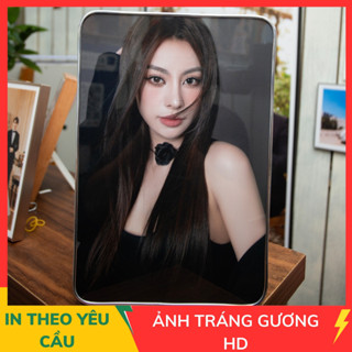  Khung ảnh 20x30cm gỗ mica tráng gương bo viền in theo yêu cầu 20x30cm 
