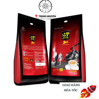 Cà Phê Sữa Hòa Tan Trung Nguyên G7 3in1 - Bịch 100 Gói dài (Mẫu mới)