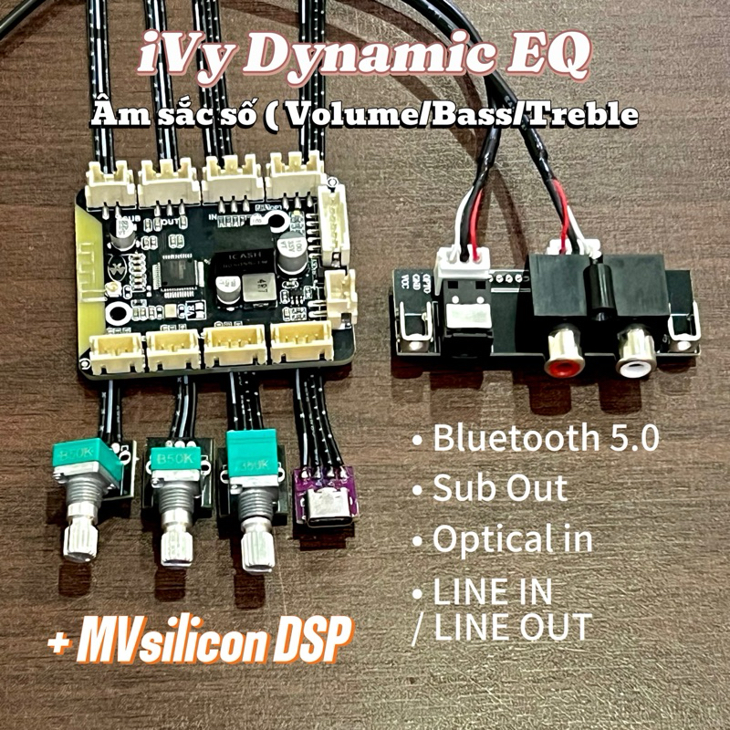 [SIÊU PHẨM] Bluetooth 5.0 Pre số, iVy Dynamic EQ, Bù bass chủ động