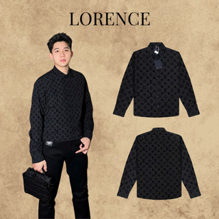 Áo Sơ Mi Louis Vuitton Embossed Monogram Chất Vải Dập Nổi Cao Cấp - Lorence