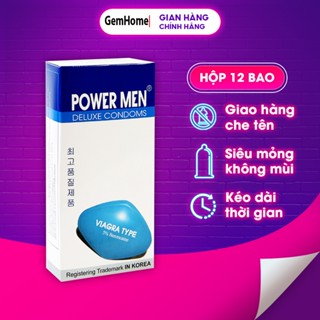 Bao Cao Su Power Men Gân Gai  Mỏng, Êm Ái giúp lâu hơn  bcs nhiều lựa chọn