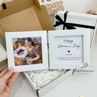 Set quà tặng mẹ 8/3, tặng mẹ 20/10, tặng mẹ khung ảnh đôi ý nghĩa, Harumi Gifts