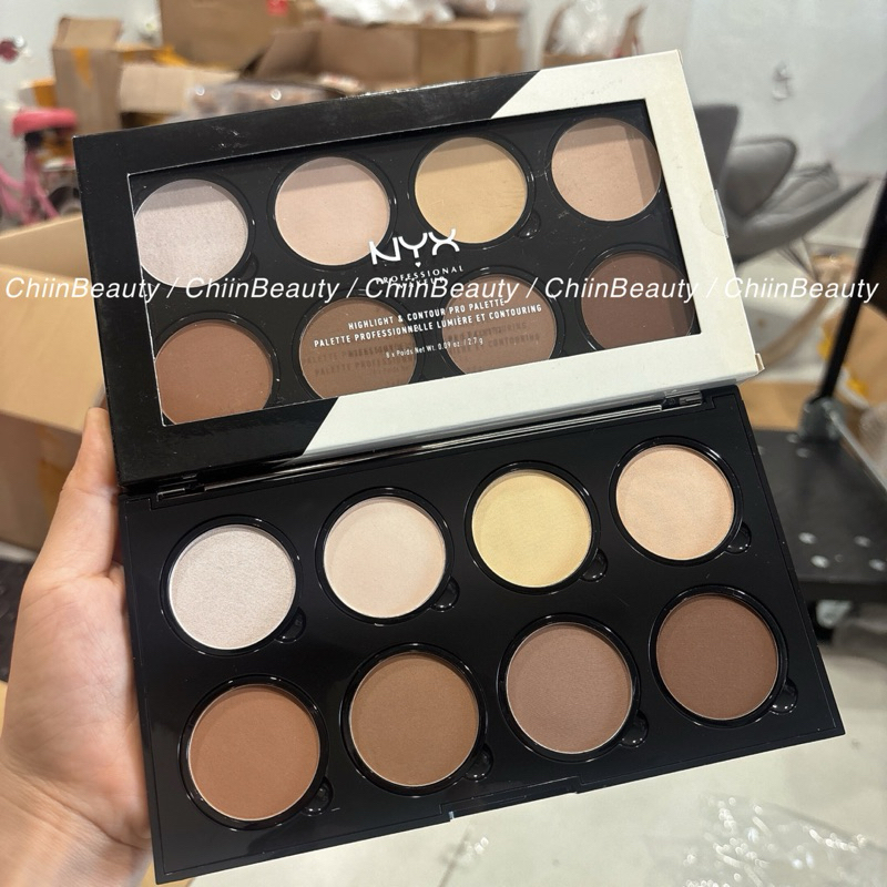 Có Bill - Bảng phấn tạo khối, highlight NYX CONTOUR and HIGHLIGHT PALETTE