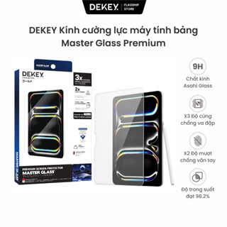 [2024 Mới Về] Kính Cường Lực 9H DEKEY IPad Premium Cho IPad 8.3"/9.7"/10.2"/10.5"/10.9"/11"/13"