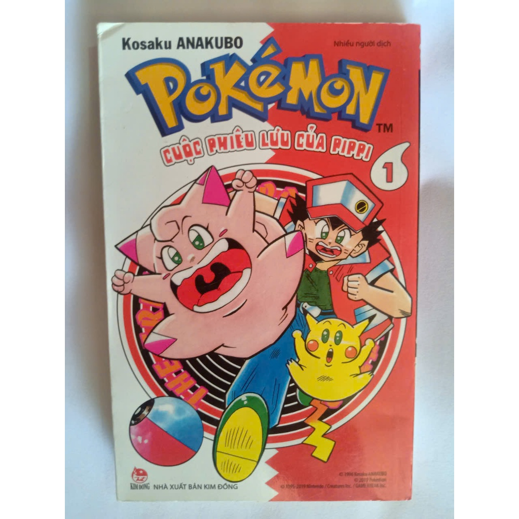Truyện Tranh - Pokemon Cuộc Phiêu Lưu Của Pippi  Full Bộ 5 Phần 31 Tập - NXB Kim Đồng