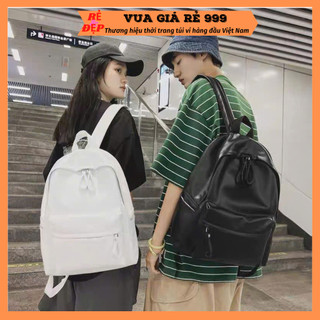 Balo đi học nam nữ da mềm thời trang basic hàn quốc dễ phối đồ đi chơi du lịch đựng vừa A4, laptop BL05
