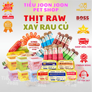 [HOẢ TỐC TP.HCM] Raw Food - Thức Ăn Chó Mèo - Thịt Xay Rau Củ The Boss - Thịt Xay Rau Củ HG
