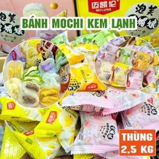 [Thùng 2,5 Kg Mix Vị] Bánh MOCHI Kem Lạnh Dẻo Thơm Ngon Khó Cưỡng - Đồ Ăn Vặt Hot Trend