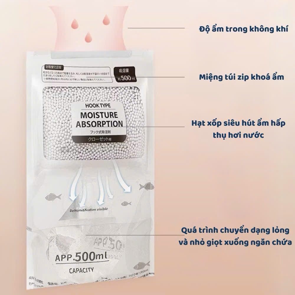 Gói hút ẩm khử mùi cao cấp