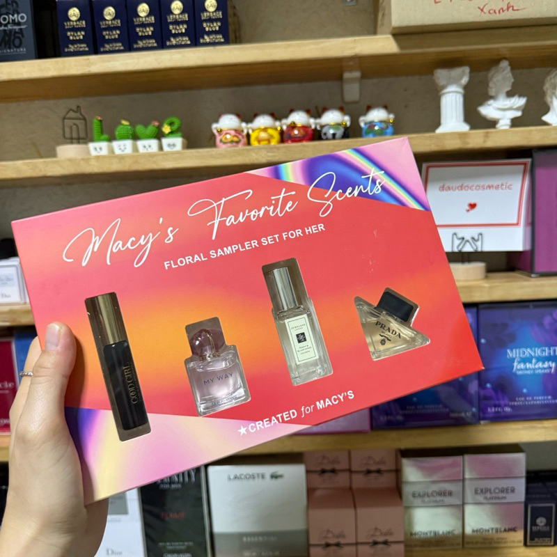 [ set mini ] set Nước hoa Macy Paradoxe - My Way Nectar - Jo Malone Peony & Blush Suede - Good Girl 