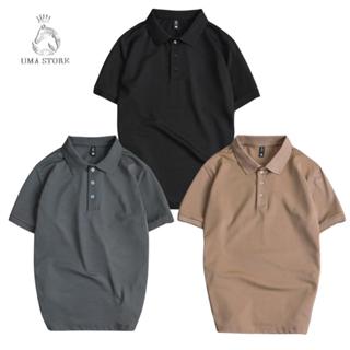 Combo 3 Áo Polo Nam UMA Trơn Chất Liệu Poly Dệt Kim Cao Cấp Cổ Bẻ Cộc Tay Kiểu Dáng Đơn Giản SPA01CB