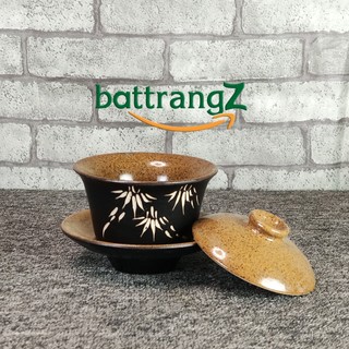 [AZ BÁT TRÀNG] Bát sứ uống trà Sâm dụng cụ uống trà Gốm Bát Tràng