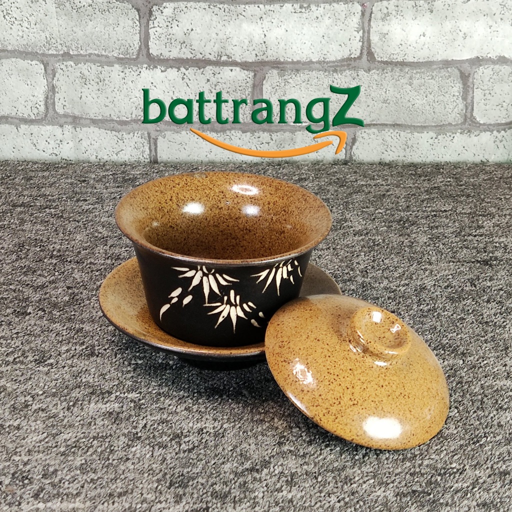[AZ BÁT TRÀNG] Bát sứ uống trà Sâm dụng cụ uống trà Gốm Bát Tràng