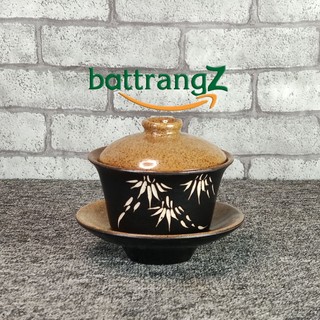 [AZ BÁT TRÀNG] Bát sứ uống trà Sâm dụng cụ uống trà Gốm Bát Tràng
