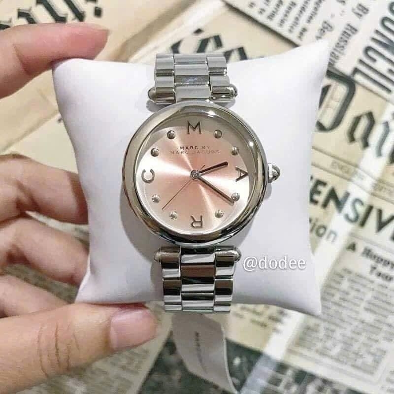 [Chính Hãng 100%] Đồng Hồ Nữ Marc Jacob MJ3447 (3447) Máy Quartz (Pin) Kính Khoáng Mặt Siz 34 Thép K