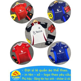 Áo đá banh nam nữ mẫu CLB Man United - MU, cập nhật mới 2025, có nhận in tên số logo FC