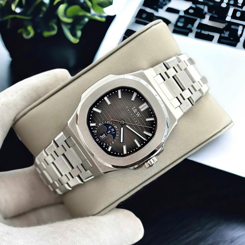 [Chính Hãng 100%]Đồng Hồ Nam I&W Carnival IW735G (735G)735 Máy Cơ (Automatic) Kính Sapphiare Size 41